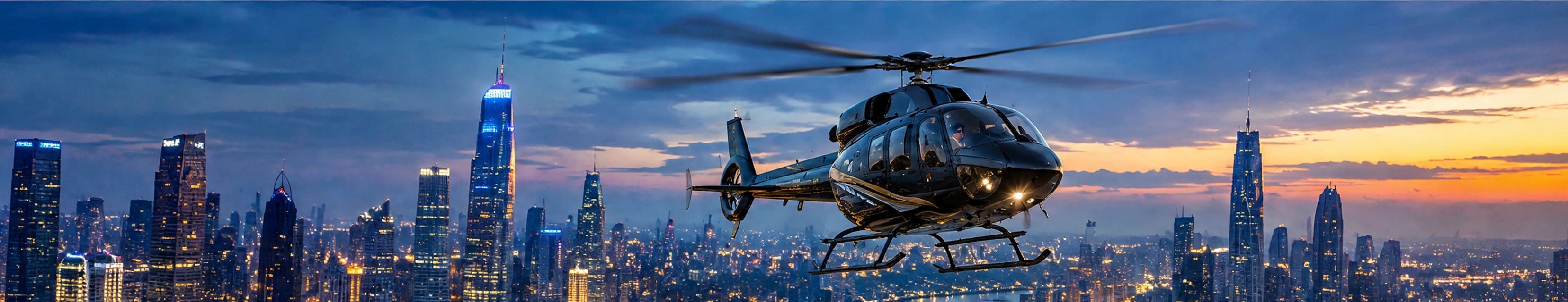Helicopter Cityscape