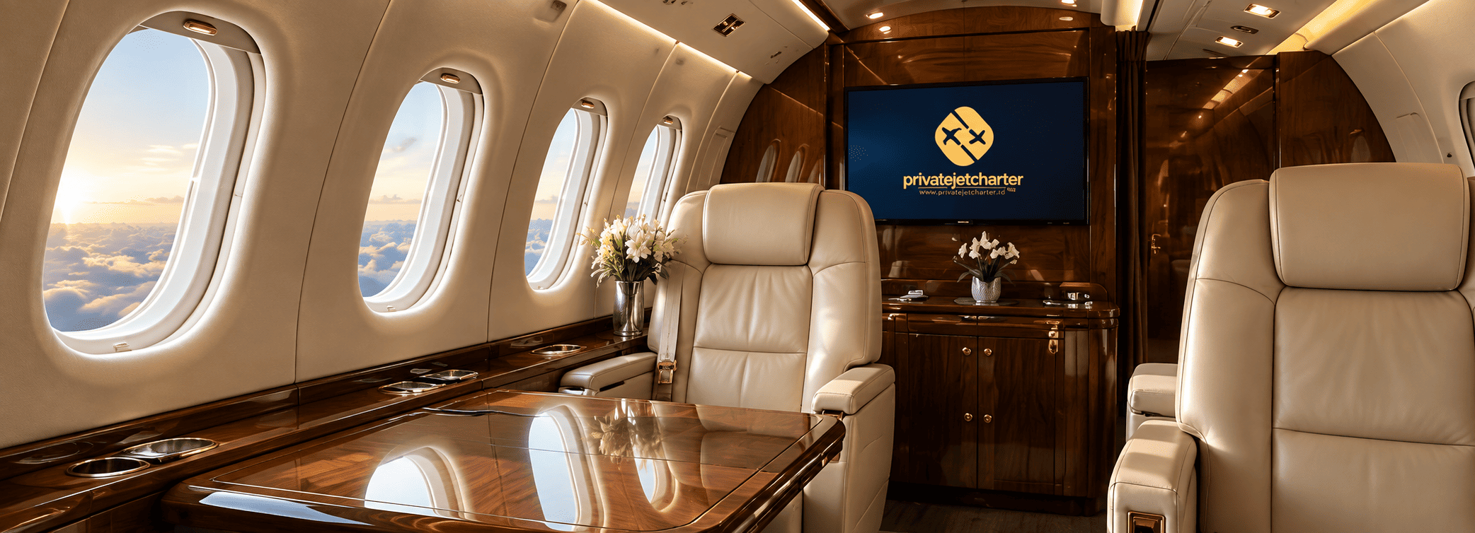 Private Jet Interior