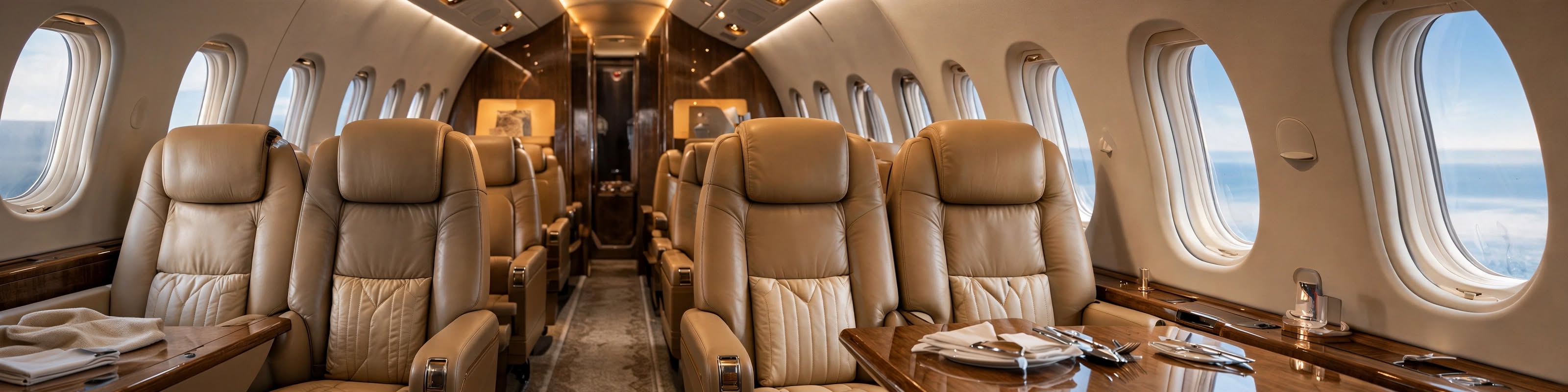 Private Jet Interior